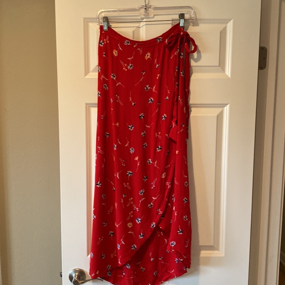 Patrons of Peace Floral High-Low Skirt